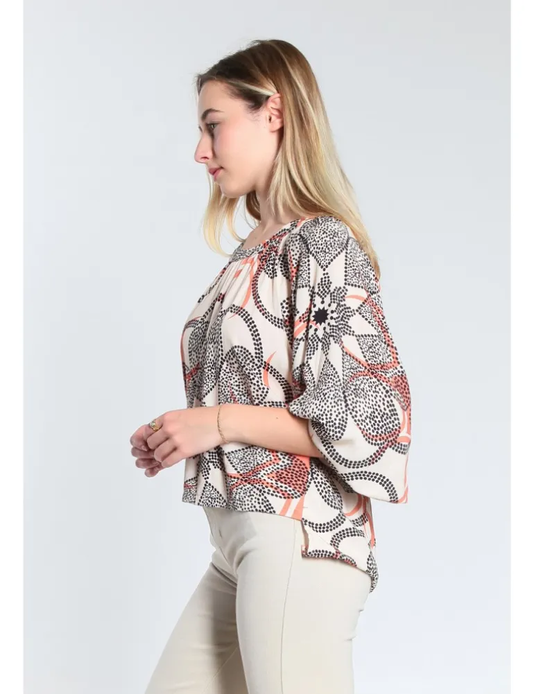 BLUSA LEZIA MBIF ECRU PESCA
