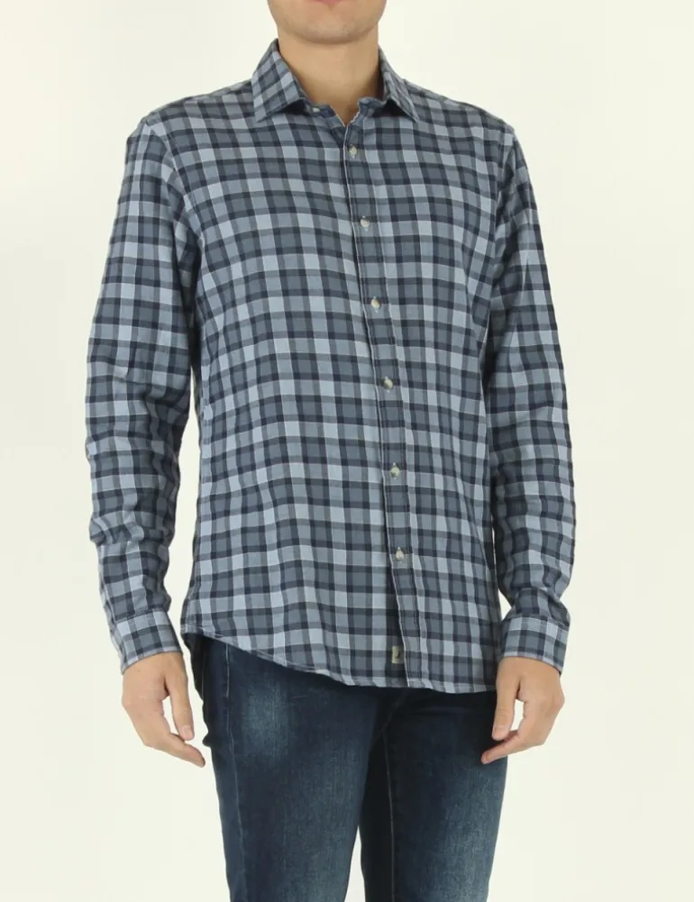 CAMICIA BIGGIN YCOS BLU