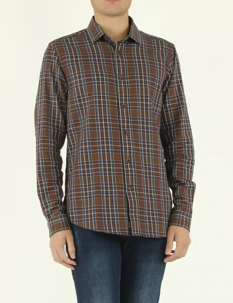 CAMICIA BIGGIN YCOS CHOCO