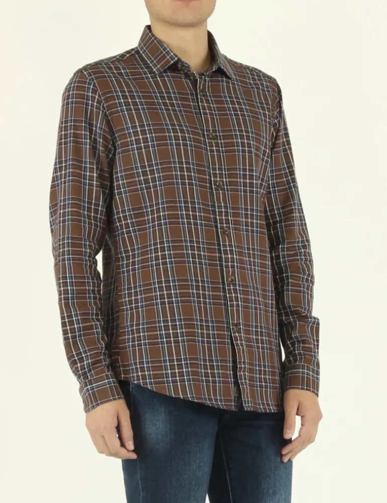 CAMICIA BIGGIN YCOS CHOCO