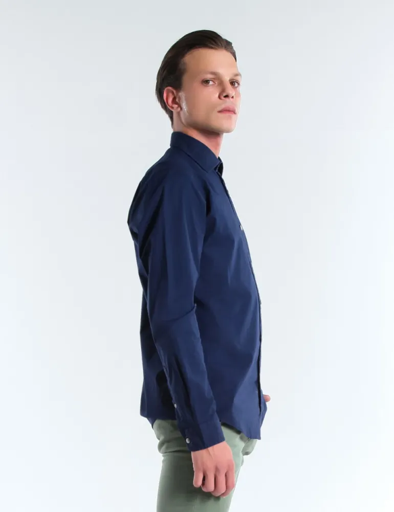 CAMICIA CHEALS PCO BLU