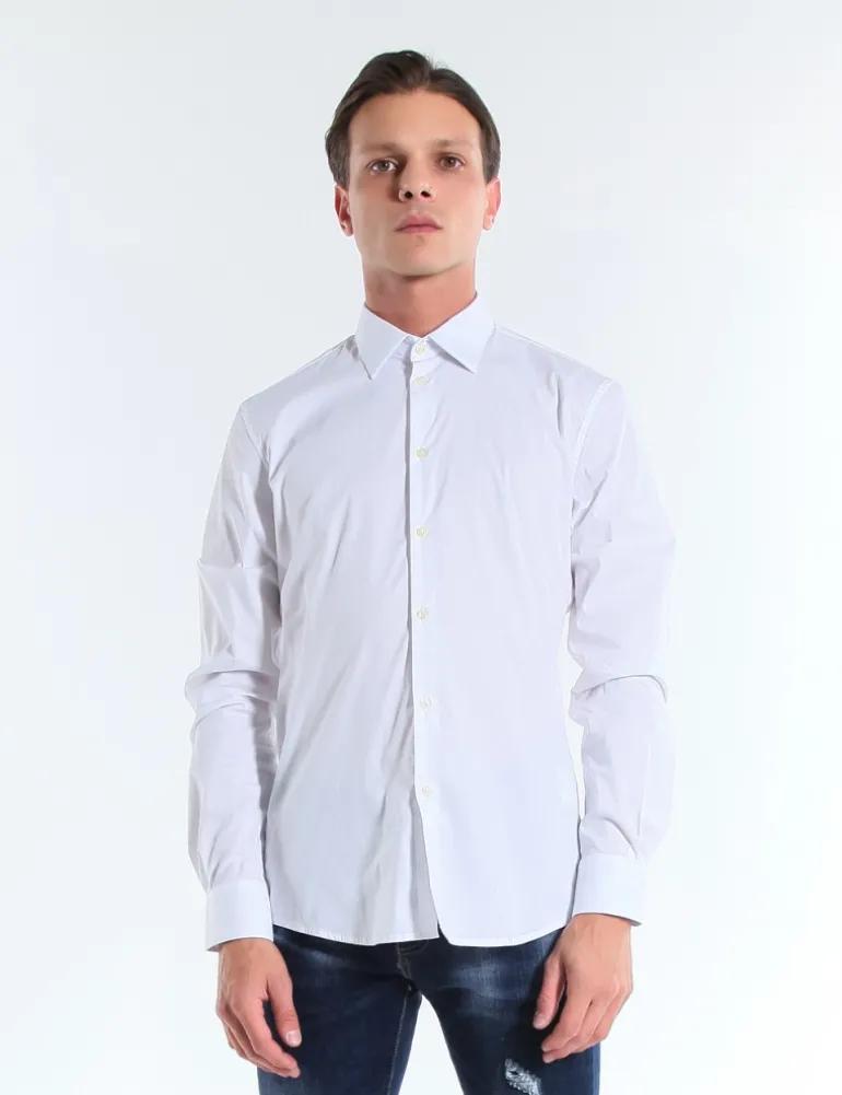 CAMICIA GU45002 PCO BIANCO