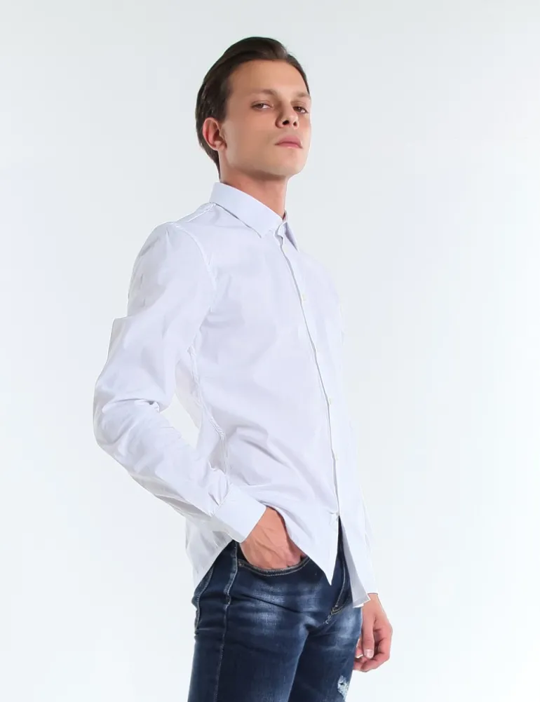 CAMICIA GU45002 PCO BIANCO