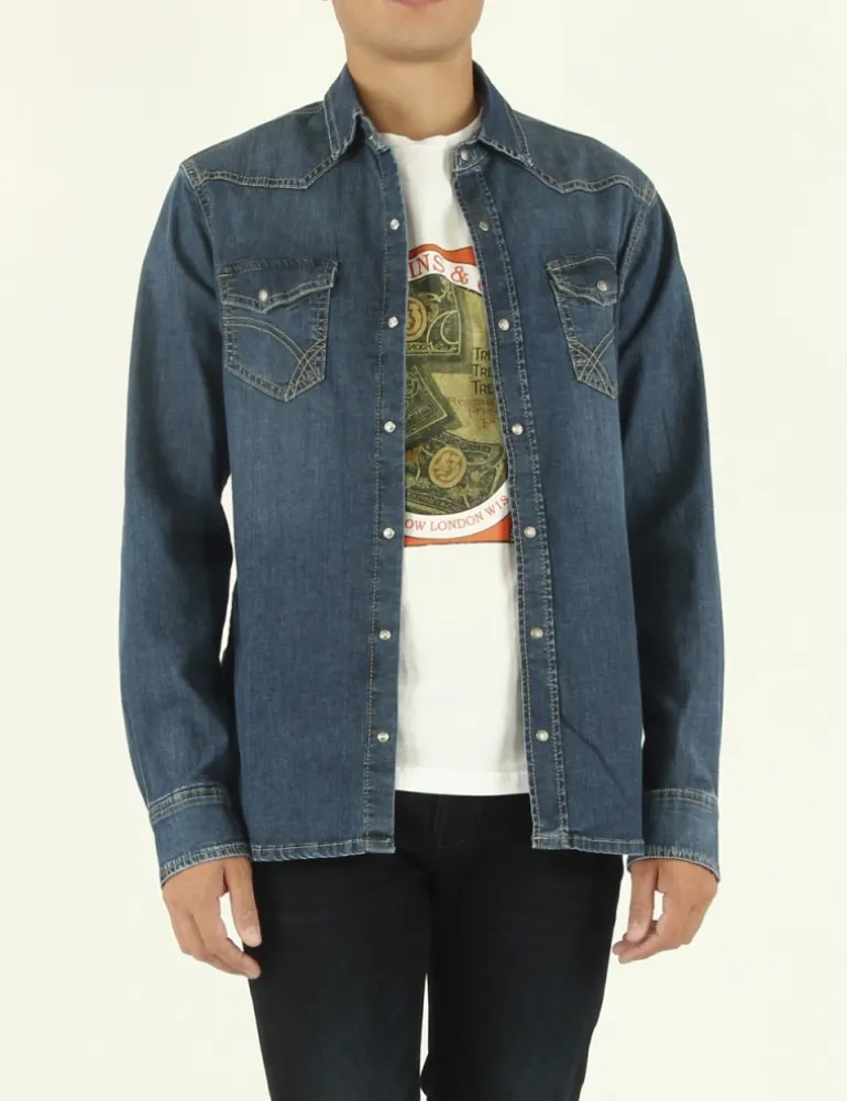 CAMICIA KANT 9OZ DARK