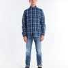 CAMICIA KRON TCOS INDACO