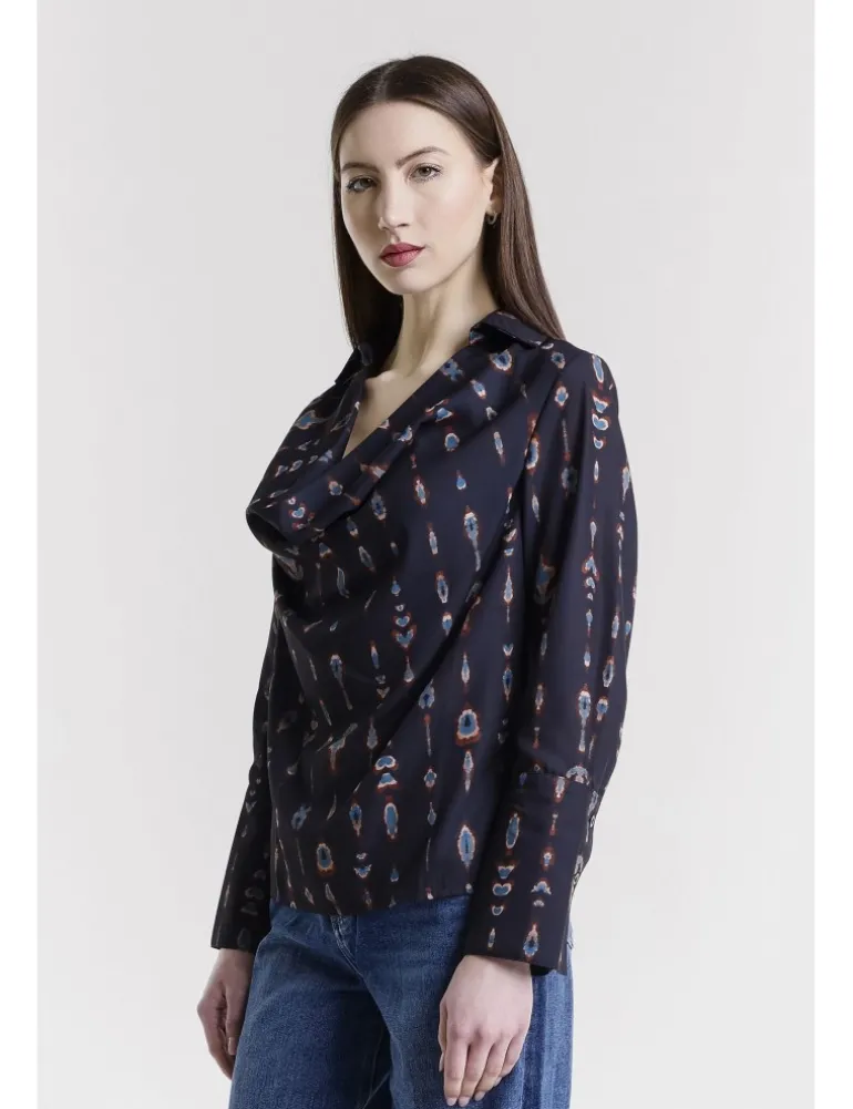 CAMICIA LASC RVIF BLU SCURO