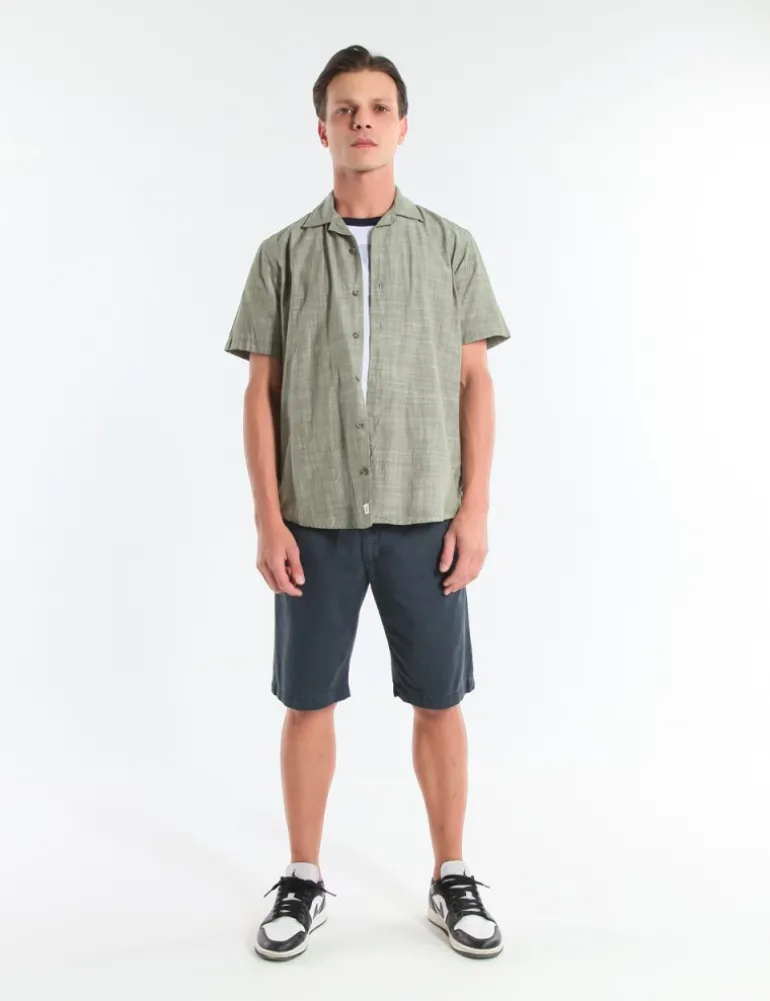 CAMICIA MC DRAYS TCO MILITARE