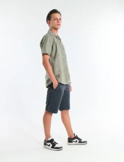 CAMICIA MC DRAYS TCO MILITARE