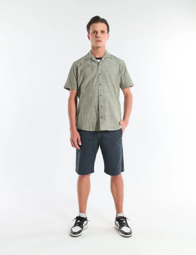 CAMICIA MC DRAYS TCO MILITARE