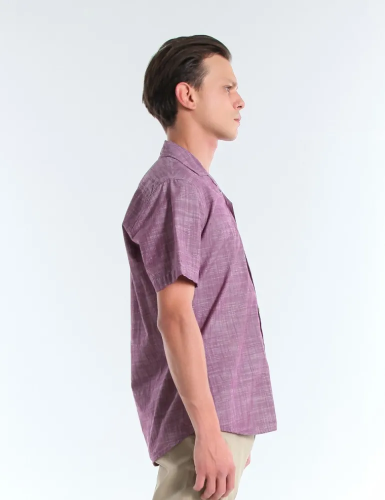 CAMICIA MC DRAYS TCO RHUM