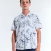 CAMICIA MC GUADS TCOF BIANCO BLU