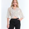 CAMICIA MC LUCIL RPL AVORIO