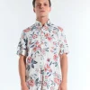 CAMICIA MC MARTIN TVIF BIANCO BLU