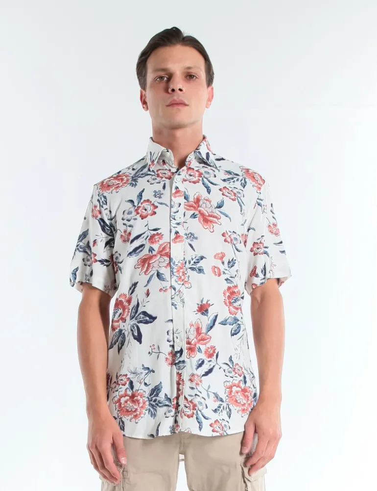 CAMICIA MC MARTIN TVIF BIANCO BLU