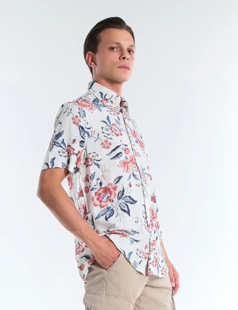 CAMICIA MC MARTIN TVIF BIANCO BLU