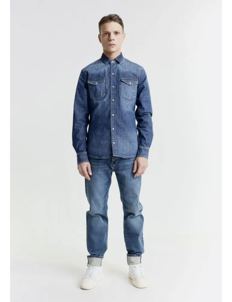 CAMICIA NEWKANT 8OZ MEDIUM USED