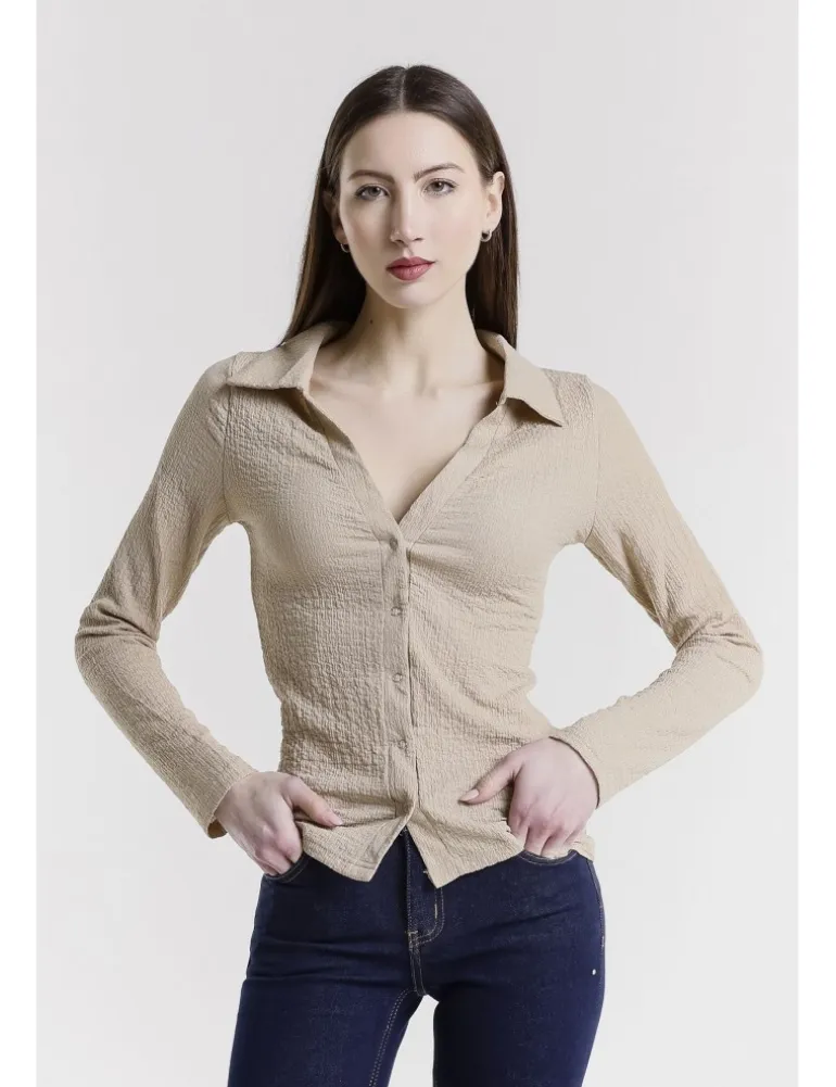 CAMICIA NIDIA JPL CREMA