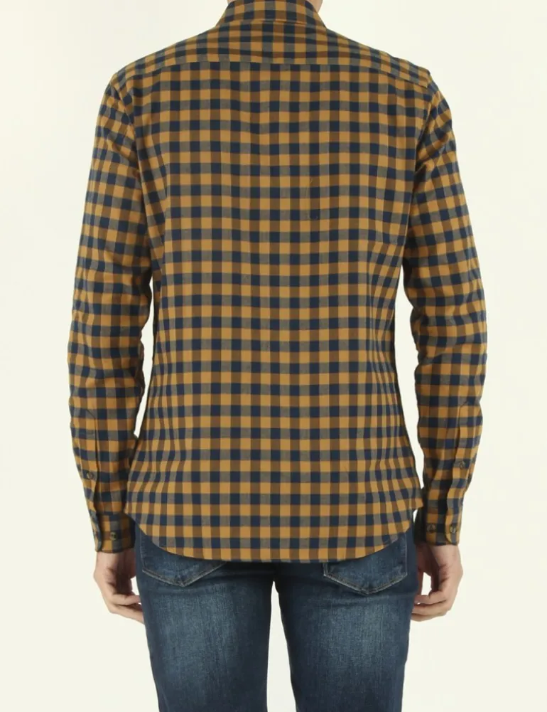 CAMICIA PONDER YCOQ BLU OCRA