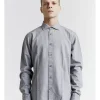 CAMICIA TEMPLE 9OZ BLACK GRAY