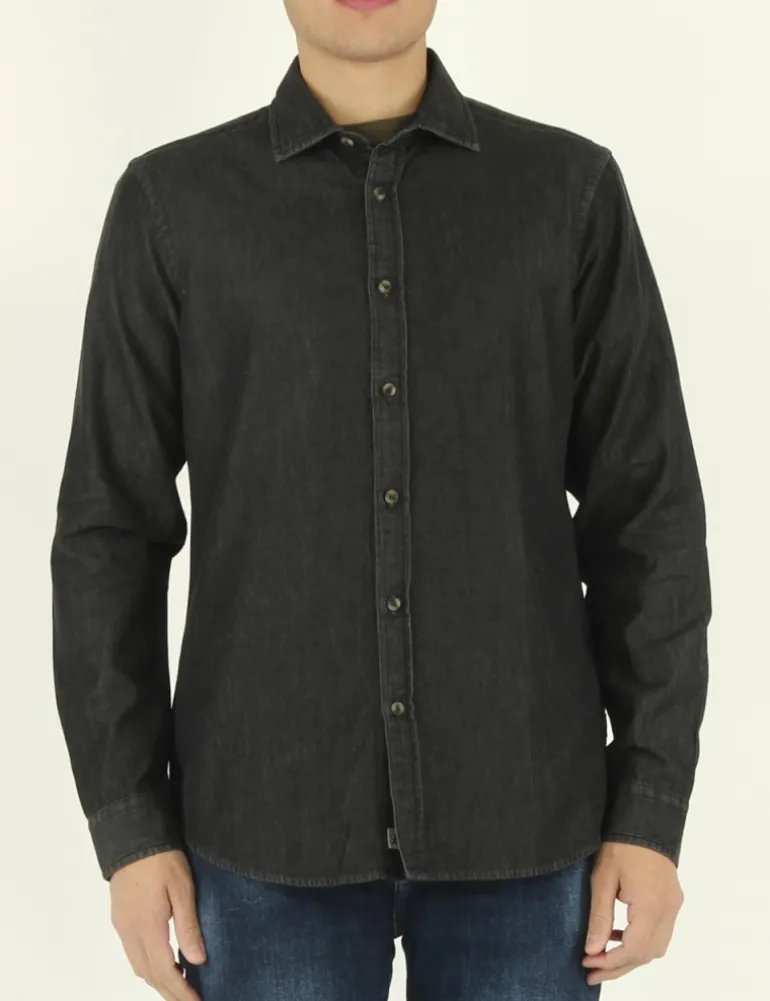 CAMICIA TEMPLE 7OZ NERO