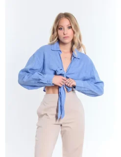 CAMICIA VIVIA TLI AZZURRO