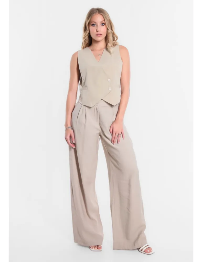 GILET RECO PVI CREMA
