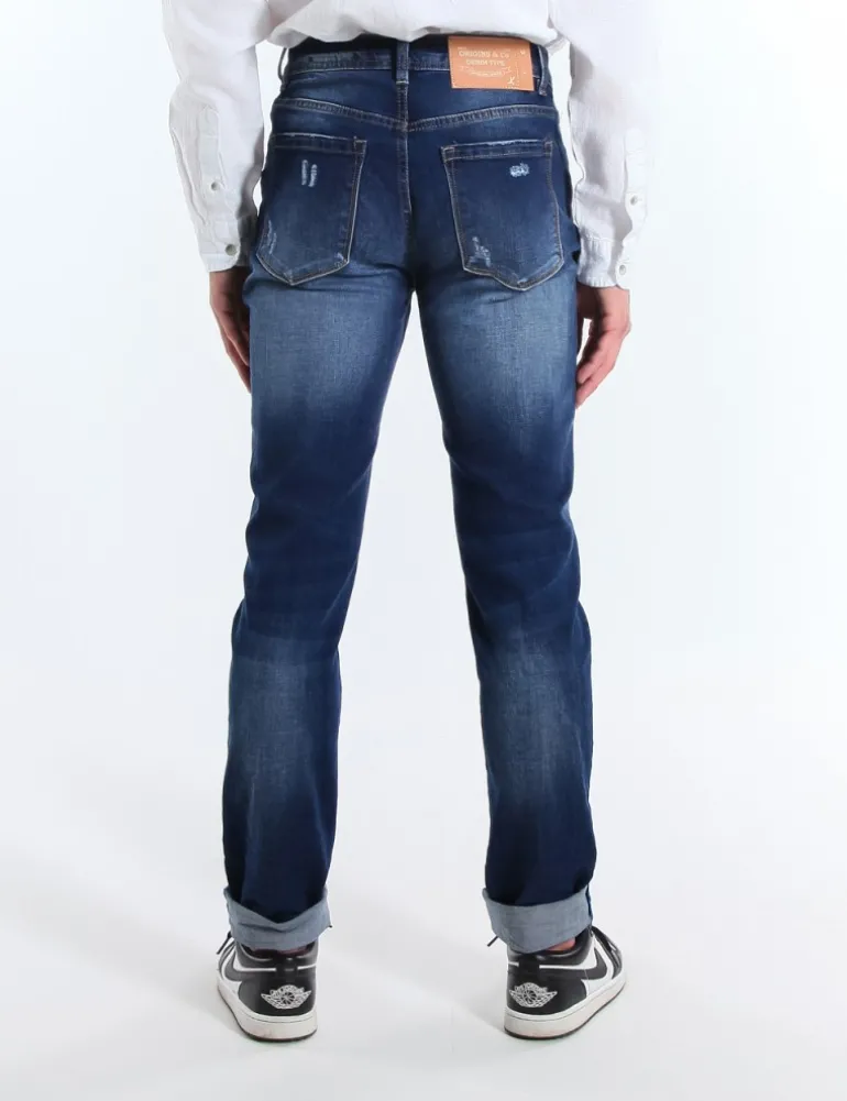 JEANS ALEX 10OZ DARK BRIGHT