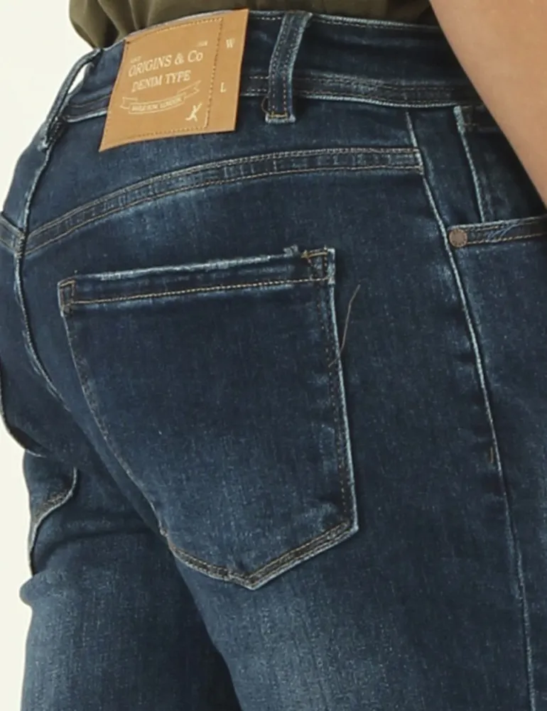 JEANS ALEX 12OZ DARK USED