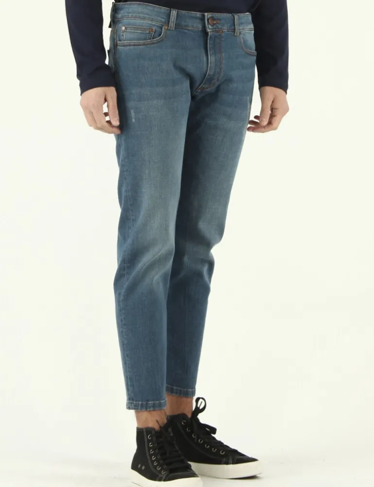 JEANS LUCAS 12OZ DARK USED