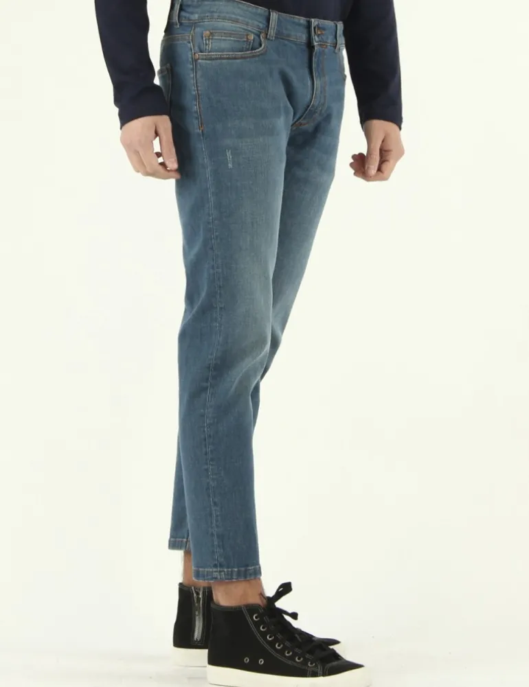 JEANS LUCAS 12OZ DARK USED