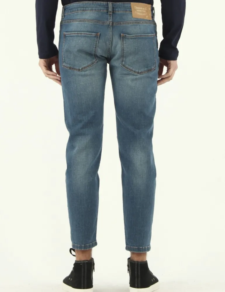 JEANS LUCAS 12OZ DARK USED
