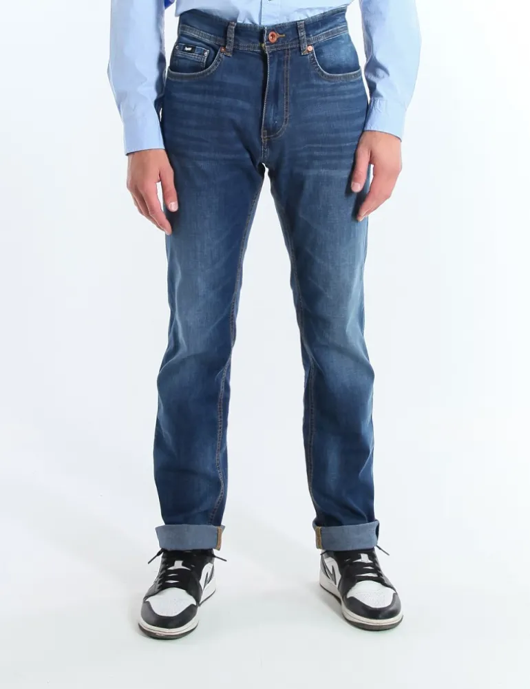 JEANS MORRIS 10OZ DARK USED