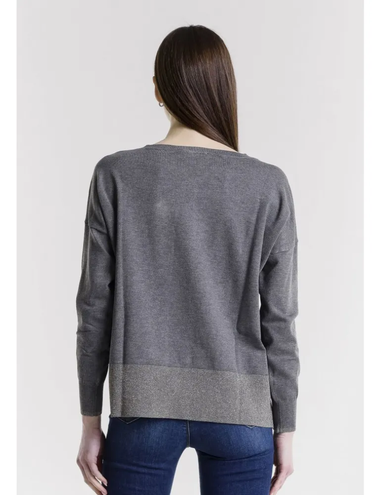 PULL 53014 12VI GRIGIO