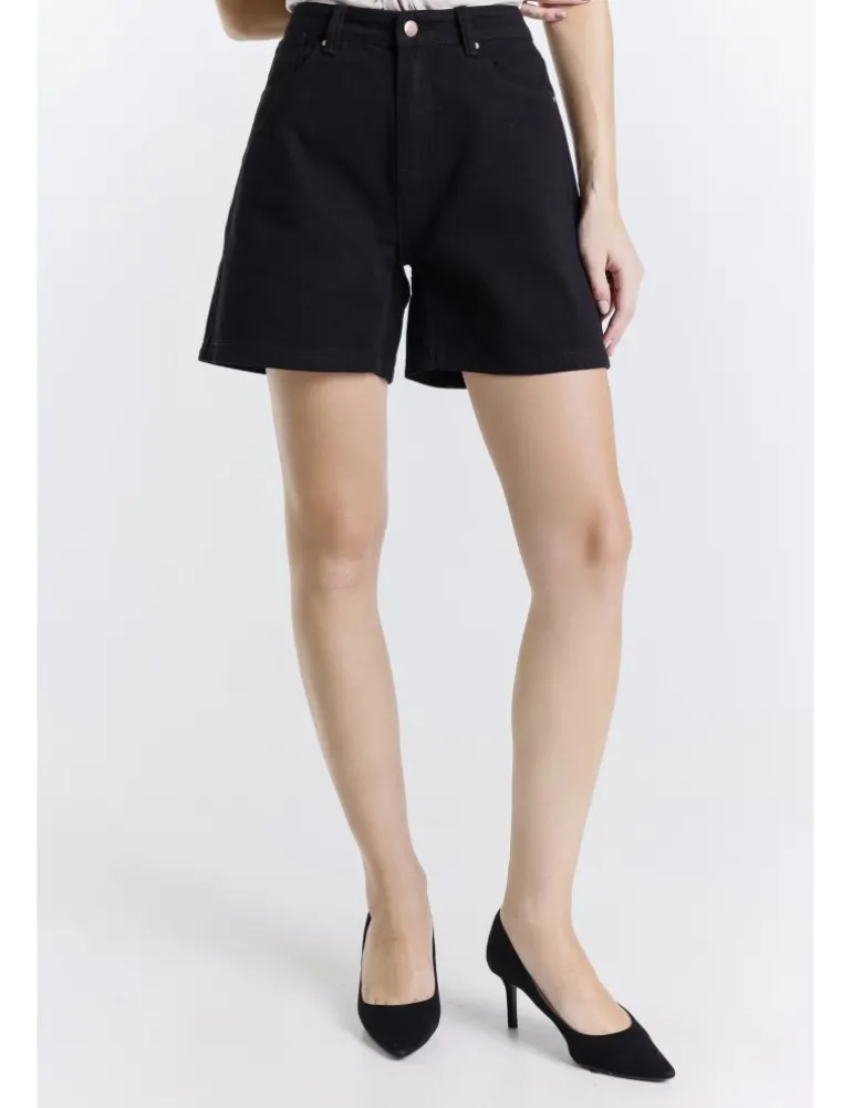 SHORT BEA BCO NERO