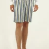 SHORT POTTEN TCOR WHITE OFF BLU