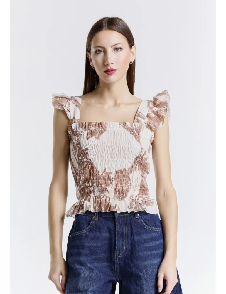 TOP XALI MCOF ECRU