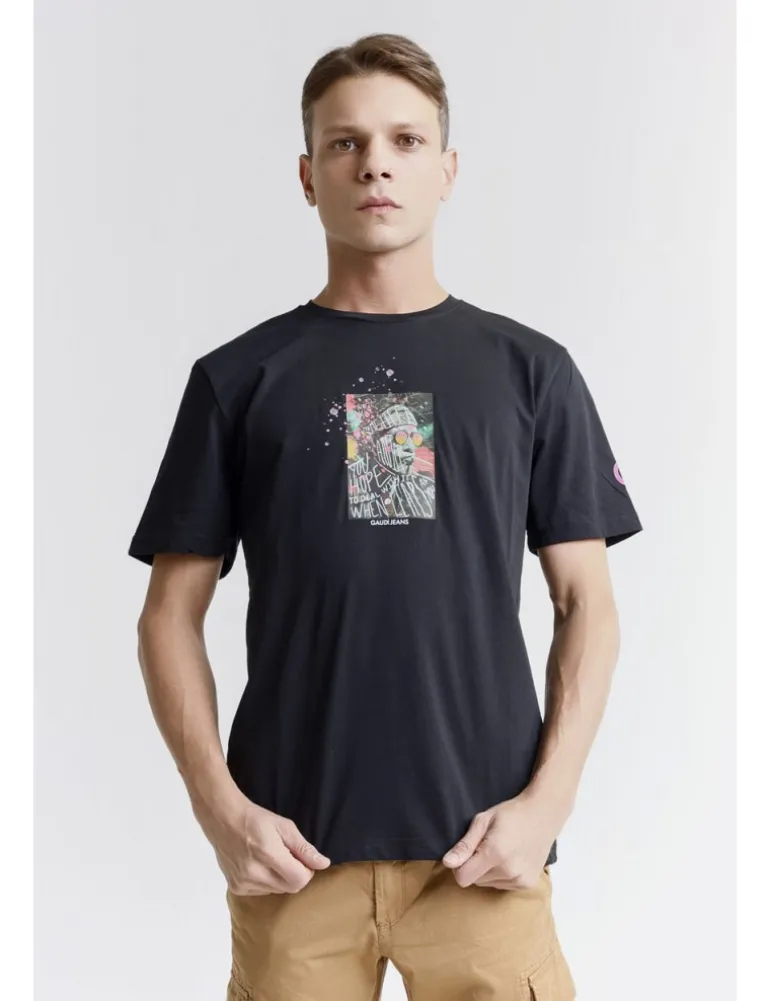 T-SHIRT GU64052 JCOP NERO
