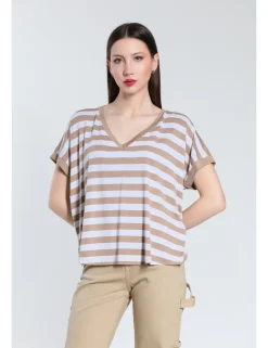 T-SHIRT LITTIA JCOR BEIGE