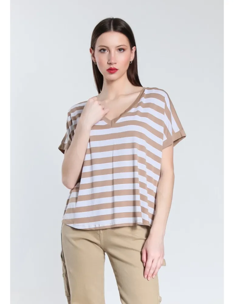 T-SHIRT LITTIA JCOR BEIGE