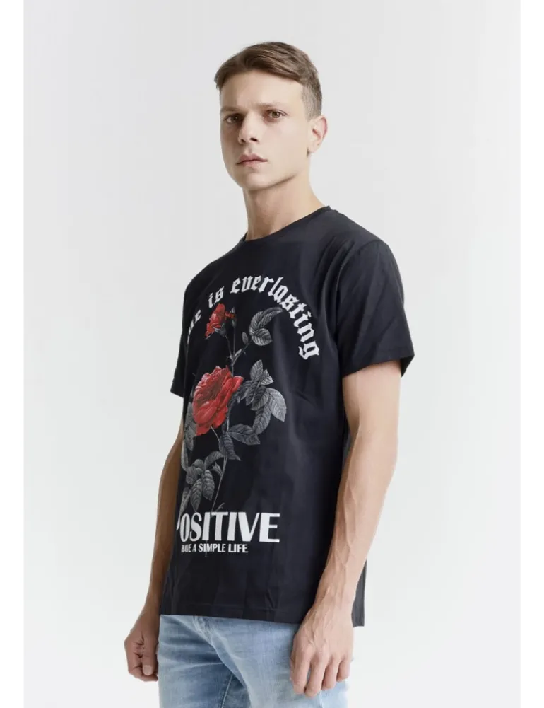 T-SHIRT MC ALMES JCOP1 NERO