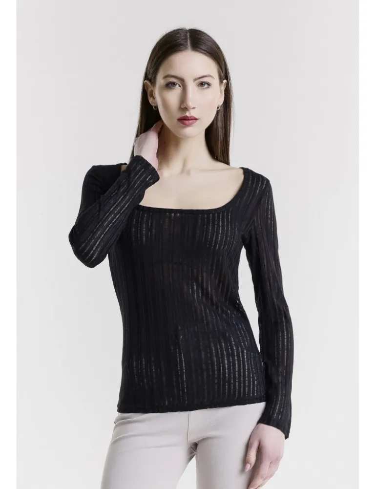 T-SHIRT ML SERY JPL NERO