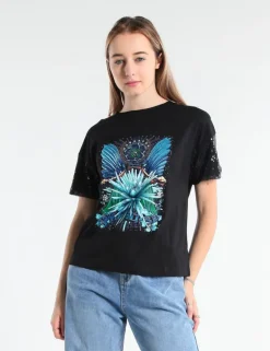 T-SHIRT PAM JCOSWA NERO