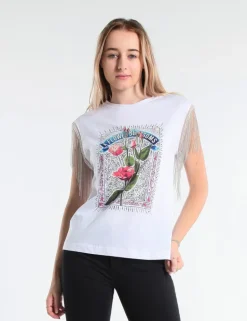 T-SHIRT SM EVIE JCOFRN BIANCO