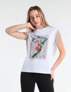 T-SHIRT SM EVIE JCOFRN BIANCO