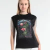 T-SHIRT SM EVIE JCOFRN NERO